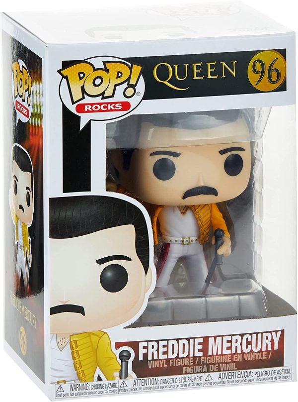 Funko POP! Freddy Mercury (Wembley 1986)  #96 – Queen – Pop Rocks [MF] - immagine 3