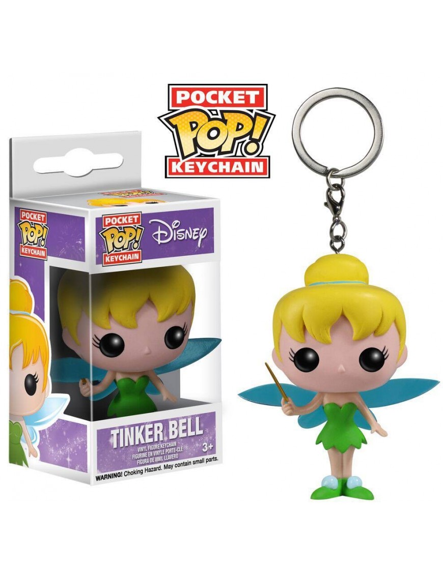 Funko POP! Pocket Keychain Portachiavi - Tinker Bell Peter Pan Disney [MF]  - Magic Fun