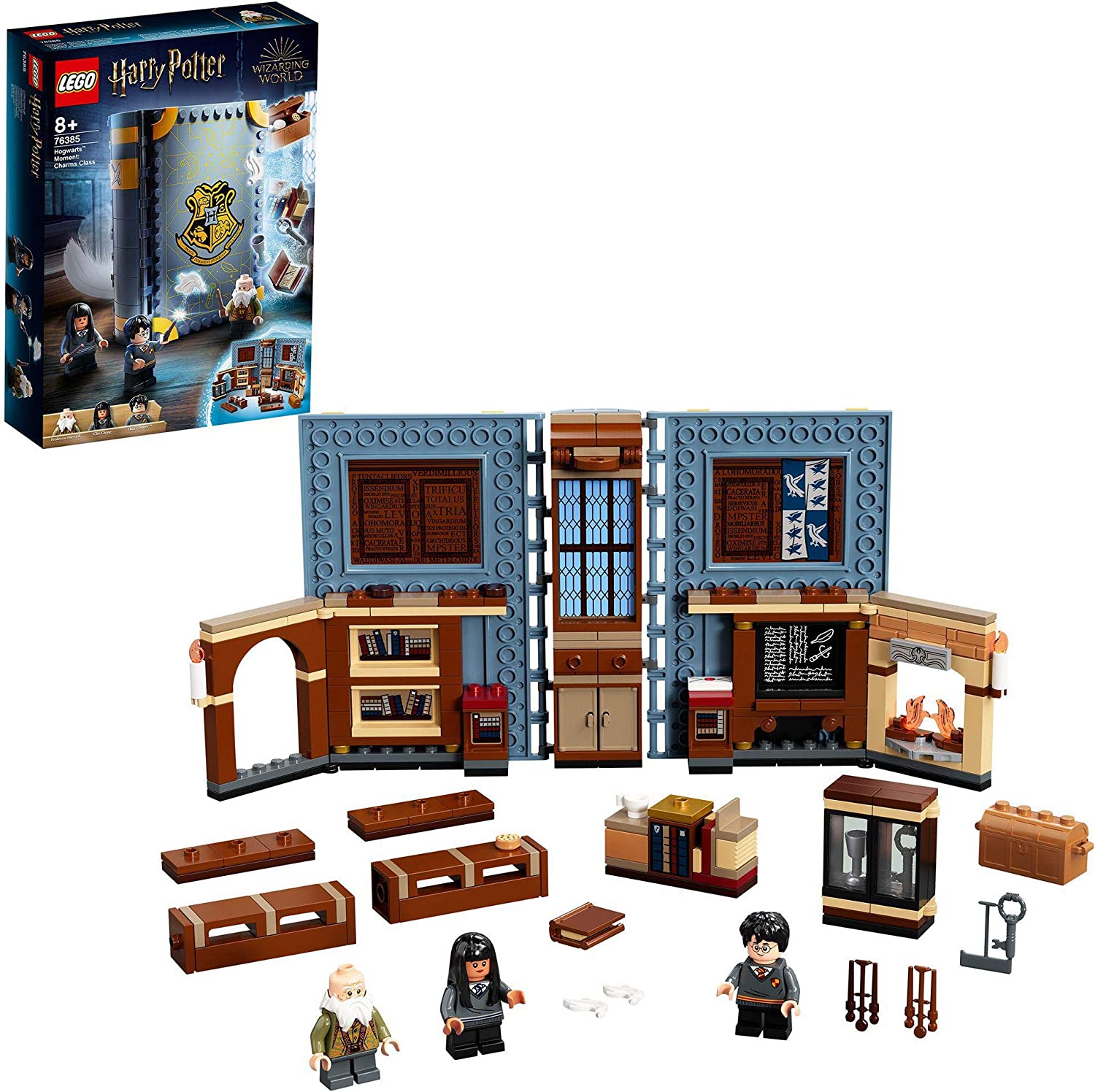 LEGO 76385 Harry Potter Lezione di Incantesimi a Hogwarts, Playset da  Collezione, Giochi da Viaggio per Bambini dagli 8 Anni in su Lezione di  Incantesimi Single - Magic Fun